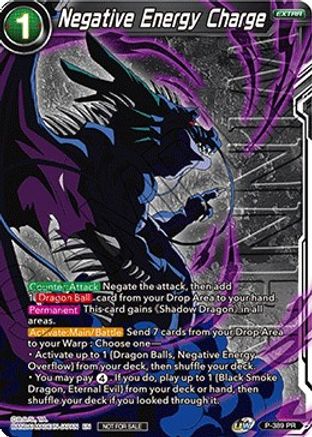 Image of Negative Energy Charge (Tournament Pack Vol. 8) (Winner) (P-389) - Tournament Promotion Cards Foil