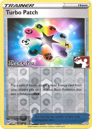 Image of Turbo Patch 172/189  - Reverse Holofoil League & Championship Cards - Promo