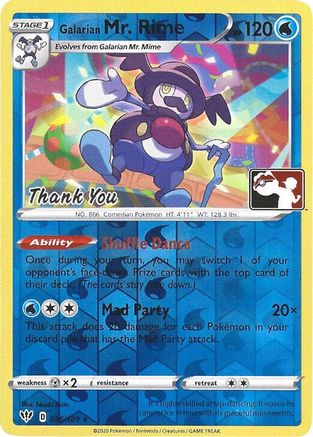 Image of Galarian Mr. Rime 036/189  - Reverse Holofoil Miscellaneous Cards & Products - Promo