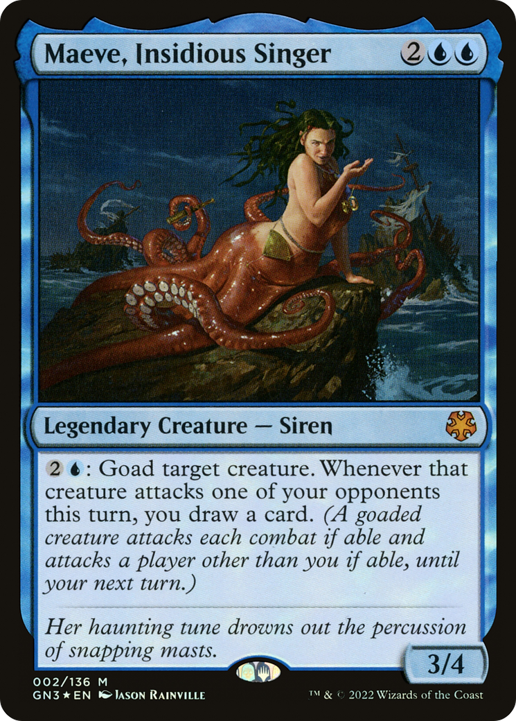 Image of Maeve, Insidious Singer (GN3-002) - Game Night: Free-for-All Foil
