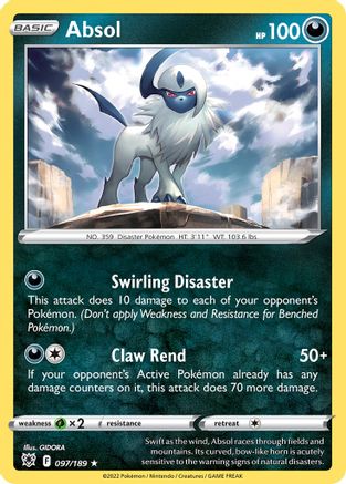 Image of Absol 097/189  Deck Exclusives - Rare