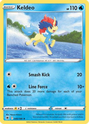 Image of Keldeo 045/189  Deck Exclusives - Rare