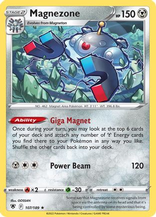 Image of Magnezone 107/189  Deck Exclusives - Rare