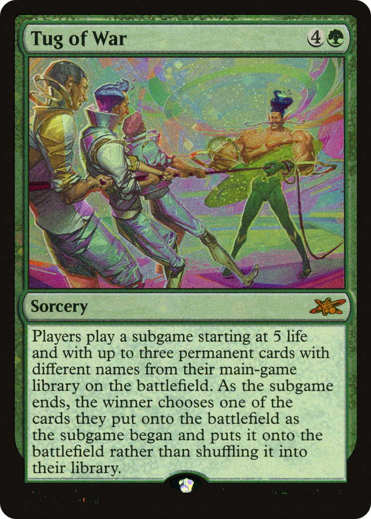 Image of Tug of War (Galaxy Foil) (UNF-445) - Unfinity Foil