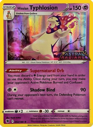 Image of Hisuian Typhlosion 052/189  - Holofoil Miscellaneous Cards & Products - Promo