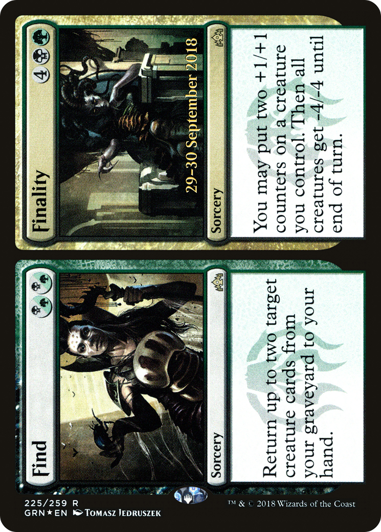 Image of Find // Finality (PRE-225) - Guilds of Ravnica Promos Foil