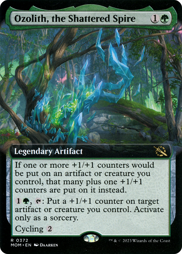 Image of Ozolith, the Shattered Spire (Extended Art) (MOM-372) - March of the Machine: (Extended Art) Foil