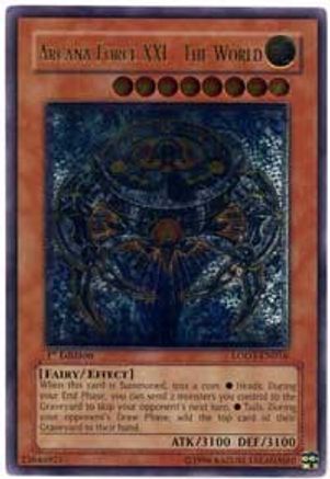 Image of Arcana Force XXI - The World (UTR) (LODT-EN016) - Light of Destruction 1st Edition