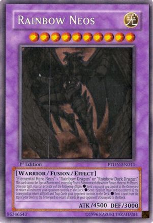 Image of Rainbow Neos (Ghost Rare) (PTDN-EN044) - Phantom Darkness Unlimited
