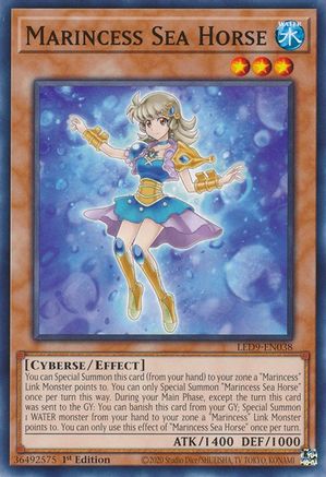 Image of Marincess Sea Horse (LED9-EN038) - Legendary Duelists: Duels From the Deep 1st Edition