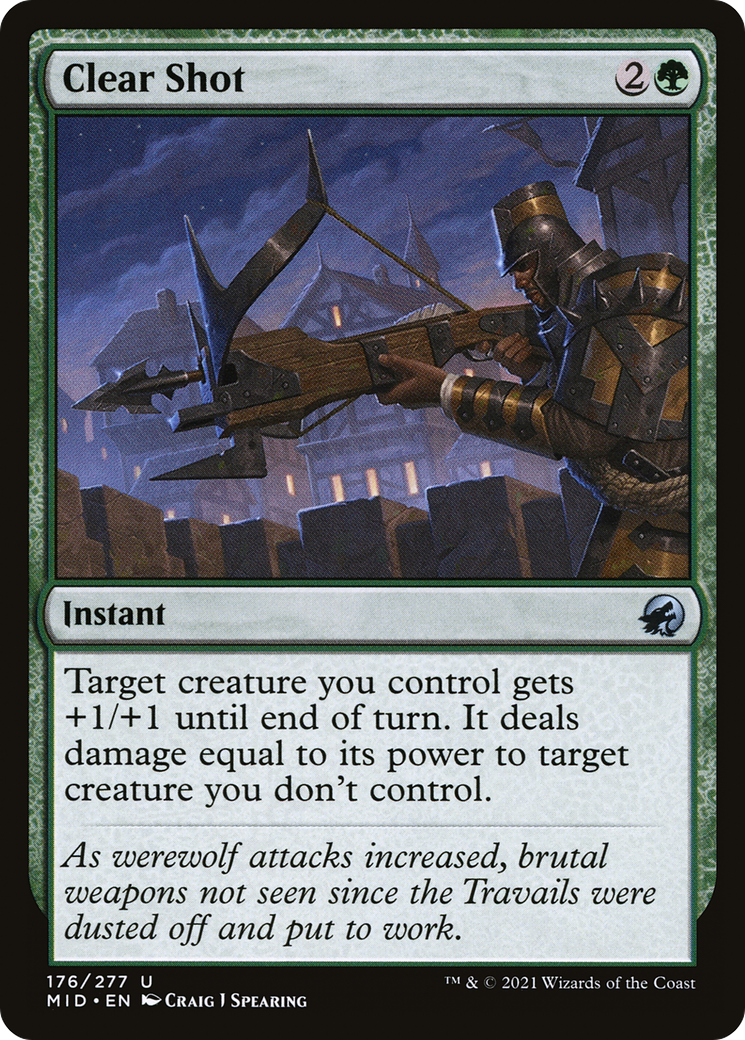 Image of Clear Shot (MID-176) - Innistrad: Midnight Hunt
