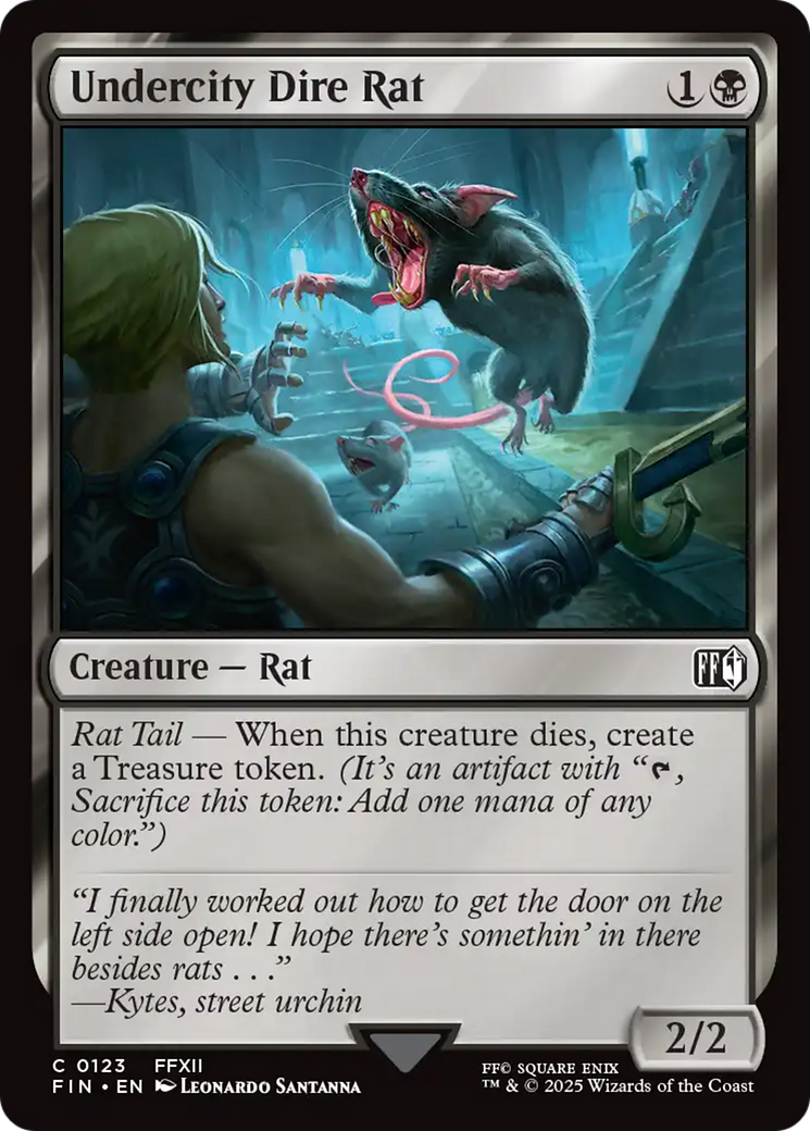 Image of Undercity Dire Rat (FIN-123) - FINAL FANTASY