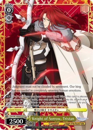 Image of Knight of Sorrow, Tristan (RTR) (FGO/S87-E005RTR RTR) - Fate/Grand Order THE MOVIE Divine Realm of the Round Table: Camelot