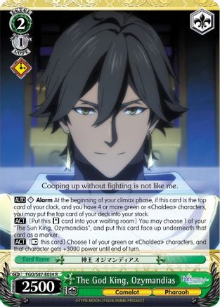 Image of The God King, Ozymandias (FGO/S87-E034 R) - Fate/Grand Order THE MOVIE Divine Realm of the Round Table: Camelot