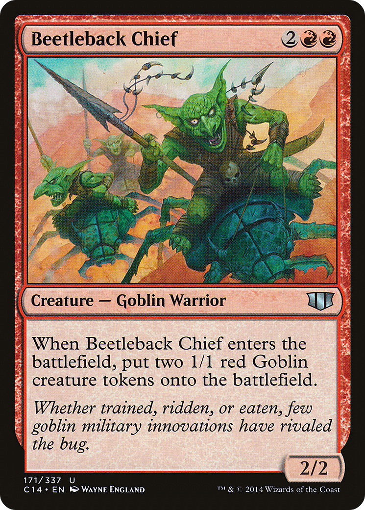 Image of Beetleback Chief (C14-171) - Commander 2014