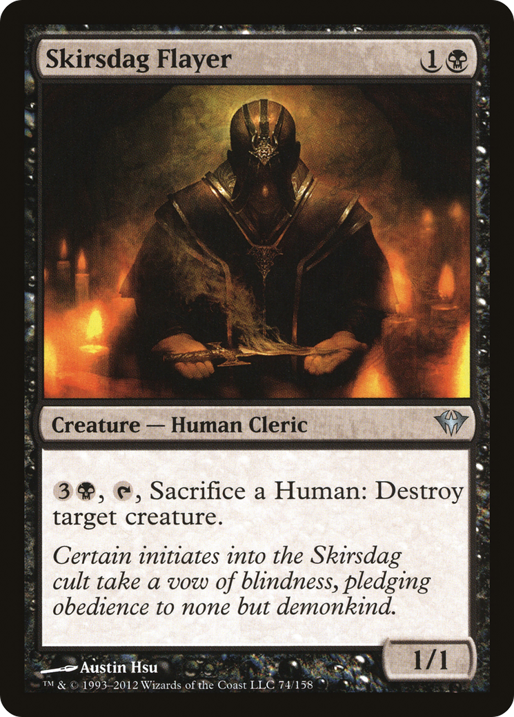 Image of Skirsdag Flayer (DKA-074) - Dark Ascension Foil