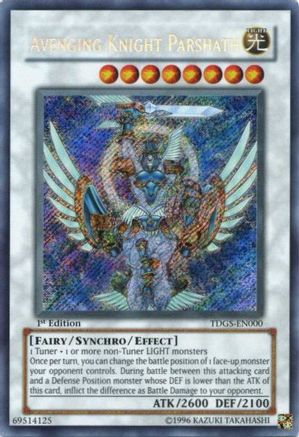 Image of Avenging Knight Parshath (TDGS-EN000) - The Duelist Genesis Unlimited
