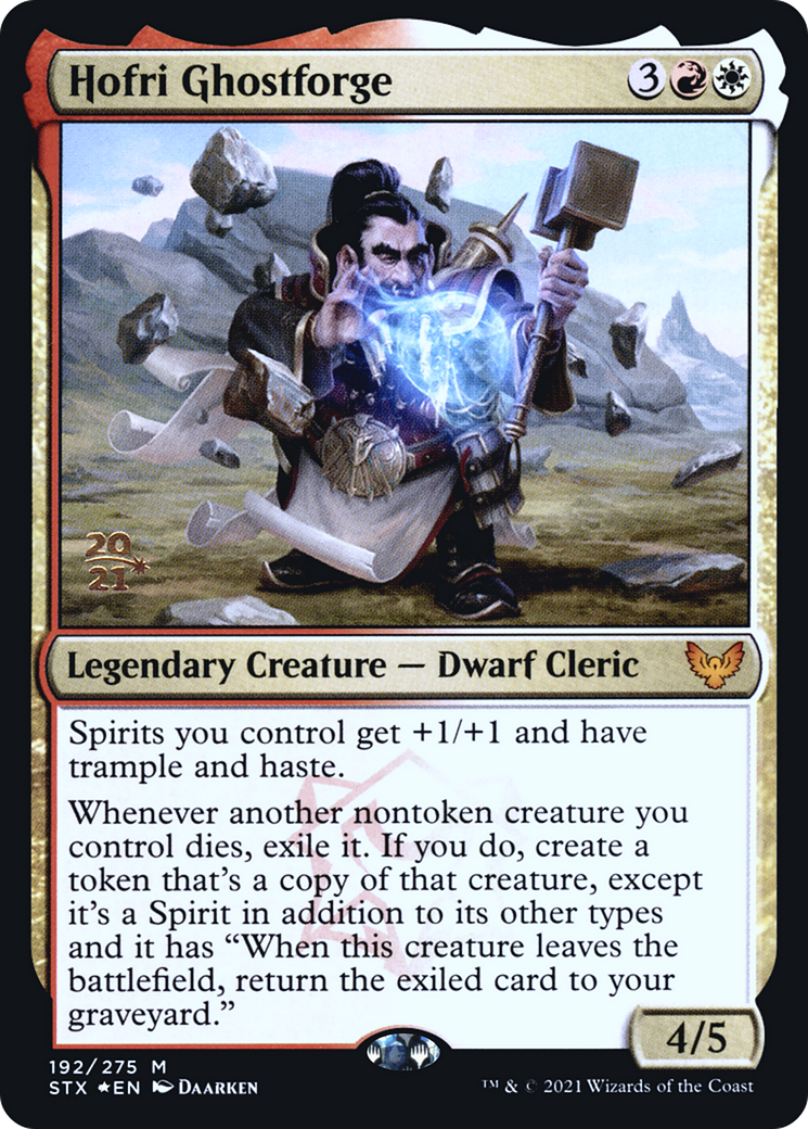 Image of Hofri Ghostforge (PRE-192) - Strixhaven: School of Mages Promos Foil