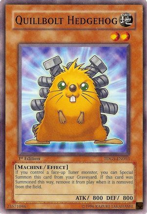 Image of Quillbolt Hedgehog (TDGS-EN003) - The Duelist Genesis Unlimited