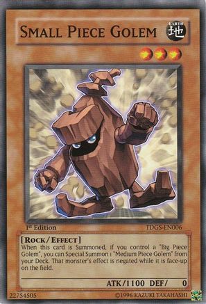 Image of Small Piece Golem (TDGS-EN006) - The Duelist Genesis Unlimited