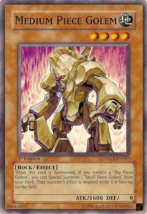 Image of Medium Piece Golem (TDGS-EN007) - The Duelist Genesis 1st Edition