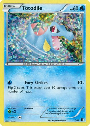 Image of Totodile 005/12  - Holofoil McDonalds Promos 2016 - Promo