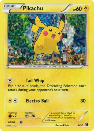 Image of Pikachu 006/12  - Holofoil McDonalds Promos 2016 - Promo