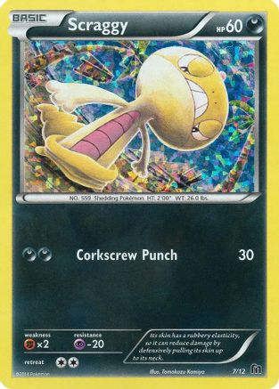 Image of Scraggy 007/12  - Holofoil McDonalds Promos 2016 - Promo