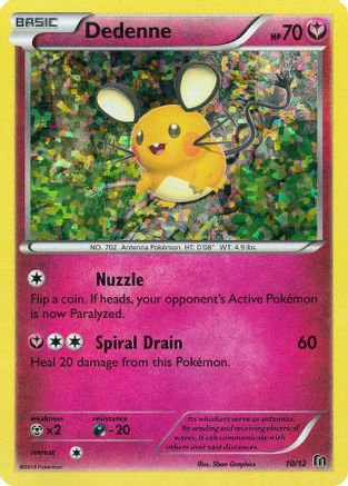 Image of Dedenne 010/12  - Holofoil McDonalds Promos 2016 - Promo
