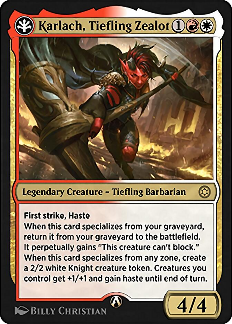 Image of Karlach, Tiefling Zealot (HBG-14W) - Alchemy Horizons: Baldur's Gate