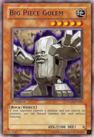 Image of Big Piece Golem (TDGS-EN008) - The Duelist Genesis 1st Edition