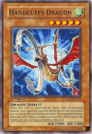 Image of Handcuffs Dragon (TDGS-EN013) - The Duelist Genesis 1st Edition