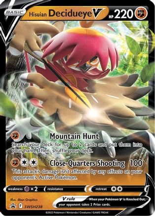 Image of Hisuian Decidueye V SWSH238  - Holofoil SWSH Sword & Shield Promo Cards - Promo