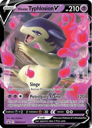 Image of Hisuian Typhlosion V SWSH237  - Holofoil SWSH Sword & Shield Promo Cards - Promo