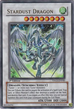 Image of Stardust Dragon (TDGS-EN040) - The Duelist Genesis 1st Edition