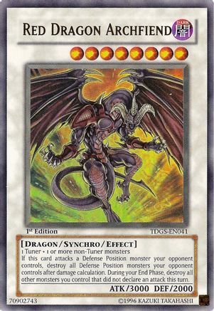 Image of Red Dragon Archfiend (TDGS-EN041) - The Duelist Genesis Unlimited