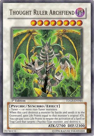 Image of Thought Ruler Archfiend (TDGS-EN044) - The Duelist Genesis Unlimited