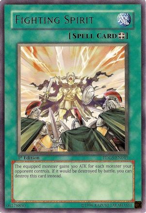 Image of Fighting Spirit (TDGS-EN045) - The Duelist Genesis 1st Edition