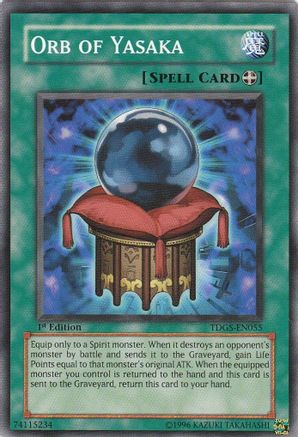 Image of Orb of Yasaka (TDGS-EN055) - The Duelist Genesis 1st Edition