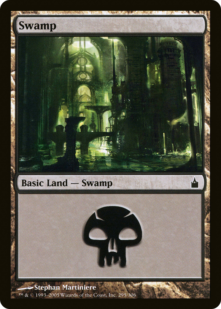 Image of Swamp (295) (RAV-295) - Ravnica: City of Guilds