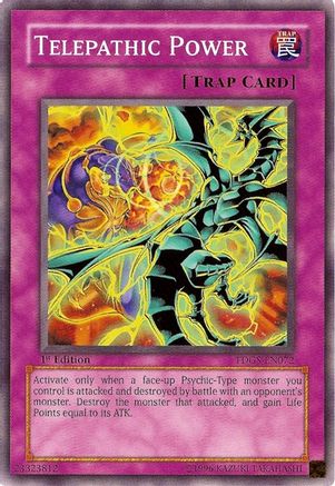 Image of Telepathic Power (TDGS-EN072) - The Duelist Genesis 1st Edition
