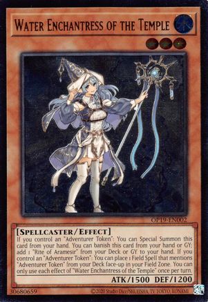 Image of Water Enchantress of the Temple (UTR) (OP19-EN002) - OTS Tournament Pack 19 Unlimited