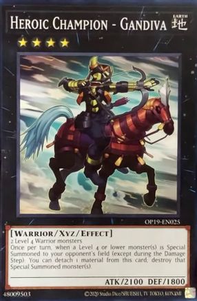 Image of Heroic Champion - Gandiva (OP19-EN025) - OTS Tournament Pack 19 Unlimited