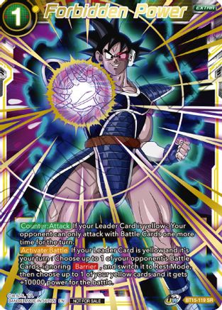 Image of Forbidden Power (Top 32) (BT15-119) - Tournament Promotion Cards Foil