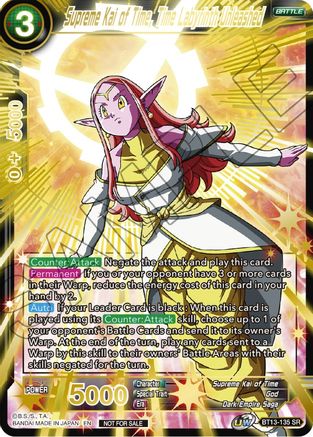 Image of Supreme Kai of Time, The Labyrinth Unleashed (Top 16) (BT13-135) - Tournament Promotion Cards Foil