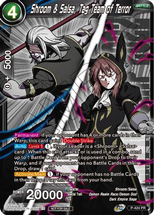 Image of Shroom & Salsa, Tag Team of Terror (Championship Pack 2022 Vol.2) (P-424) - Promotion Cards Foil