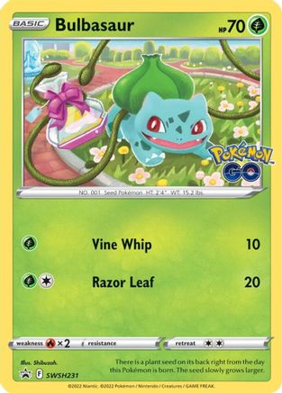 Image of Bulbasaur SWSH231  - Holofoil SWSH Sword & Shield Promo Cards - Promo