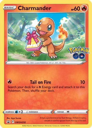 Image of Charmander SWSH232  - Holofoil SWSH Sword & Shield Promo Cards - Promo