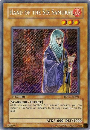 Image of Hand of the Six Samurai (TDGS-EN085) - The Duelist Genesis 1st Edition