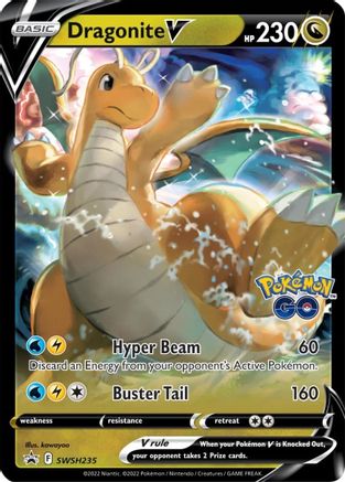 Image of Dragonite V SWSH235  - Holofoil SWSH Sword & Shield Promo Cards - Promo